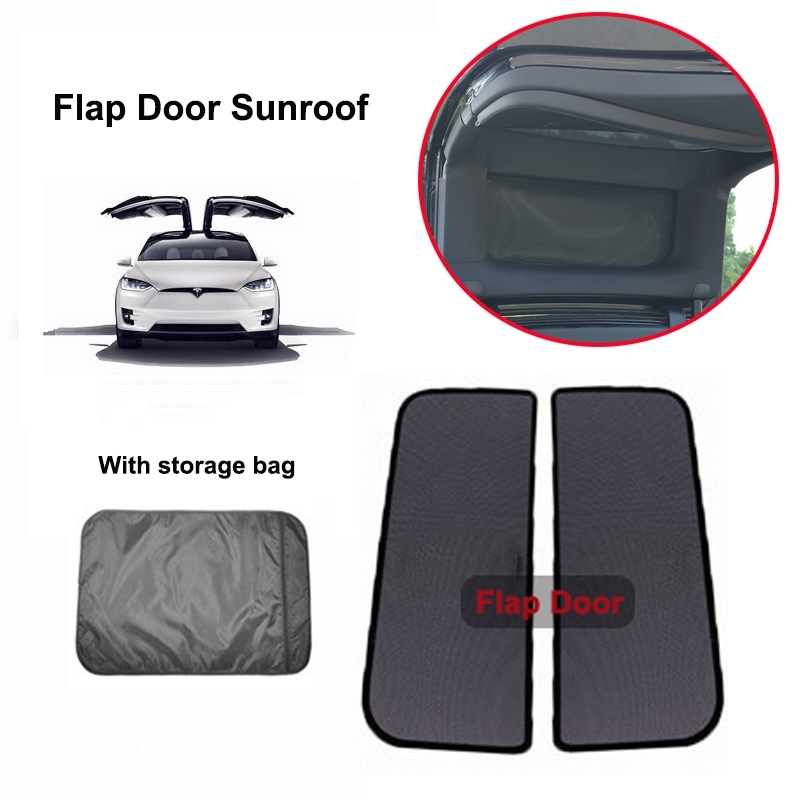 Tesla Model X Windshield Sunshade Front and Rear Sunroof(6pcs Full sunroof)