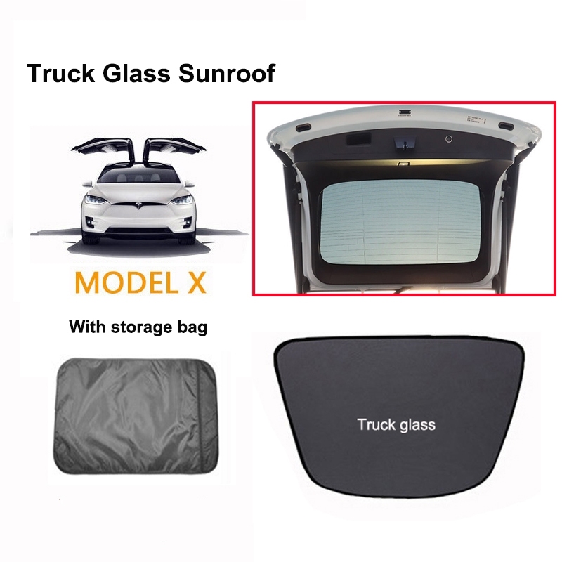Tesla Model X Windshield Sunshade Front and Rear Sunroof(6pcs Full sunroof)