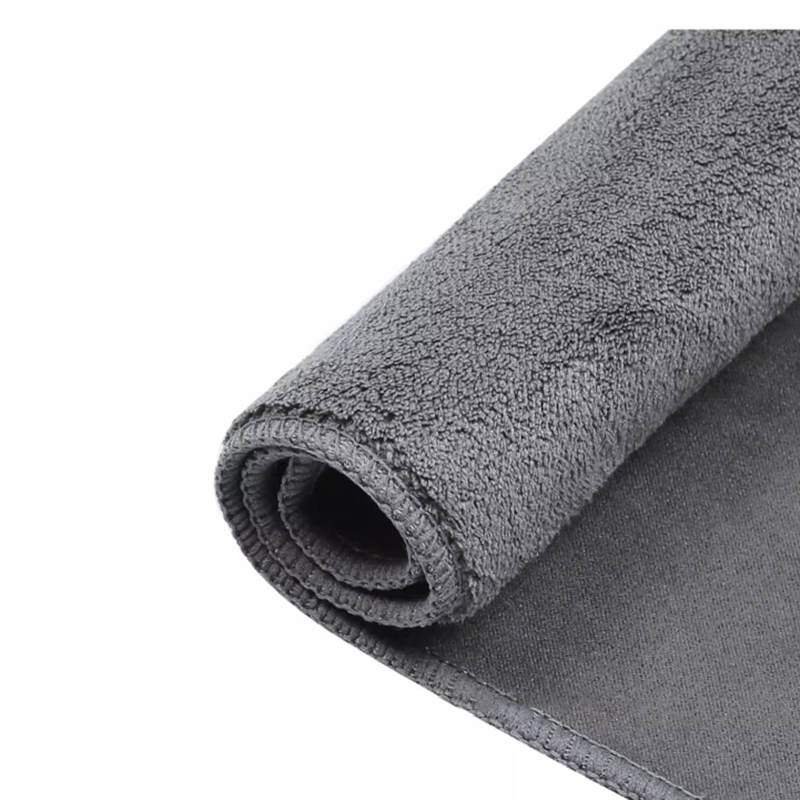 2Pcs Tesla Multipurpose Coral Fleece Towel