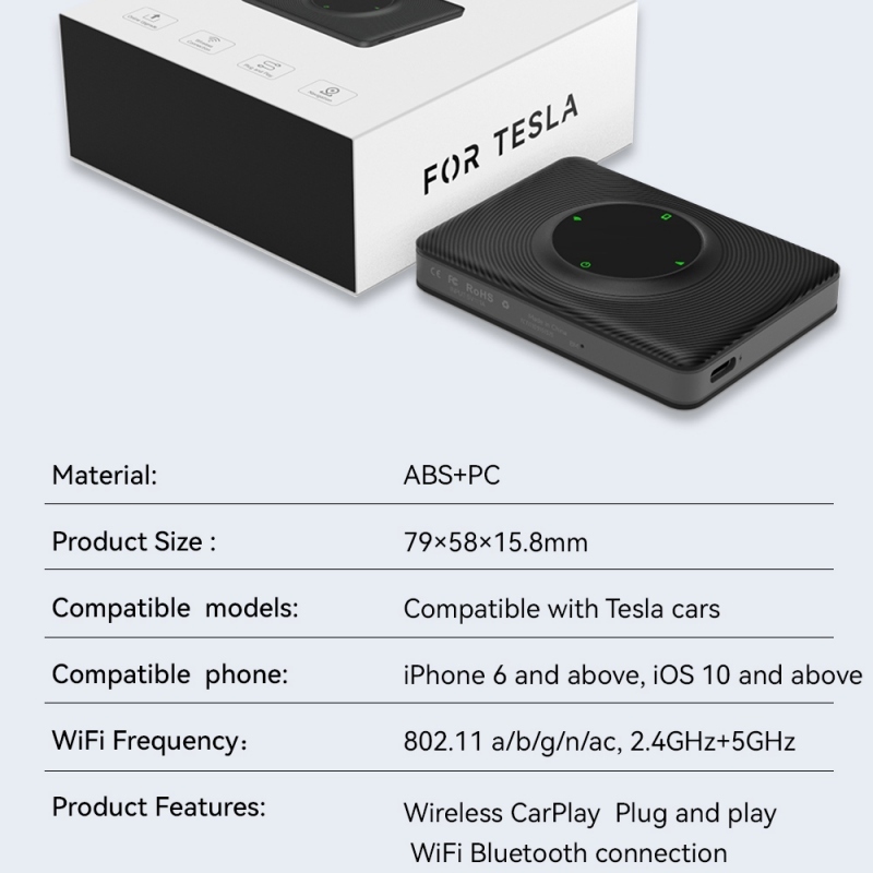 Wireless Carplay box for Tesla Model S/3/X/Y（2021-2023） – TESMAG