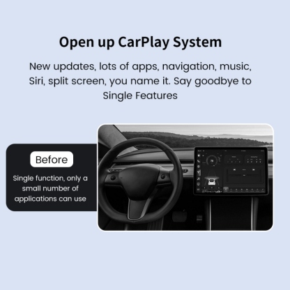 Wireless Carplay box for Tesla Model S/3/X/Y（2021-2023）