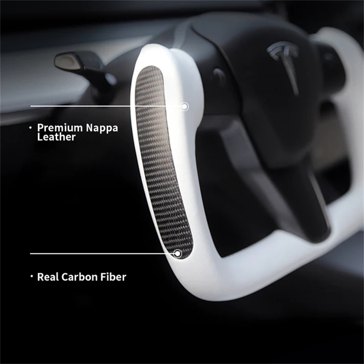 Yoke Steering Wheel for Tesla Model 3 / Y (2017-2023)