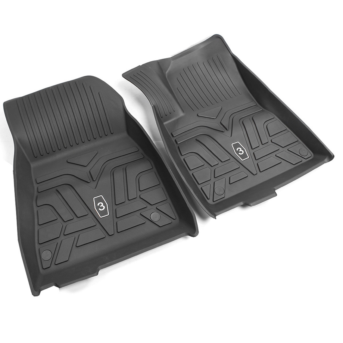 TPE All Weather Tesla Model 3 Floor Mats (2017-2022) Left rudder