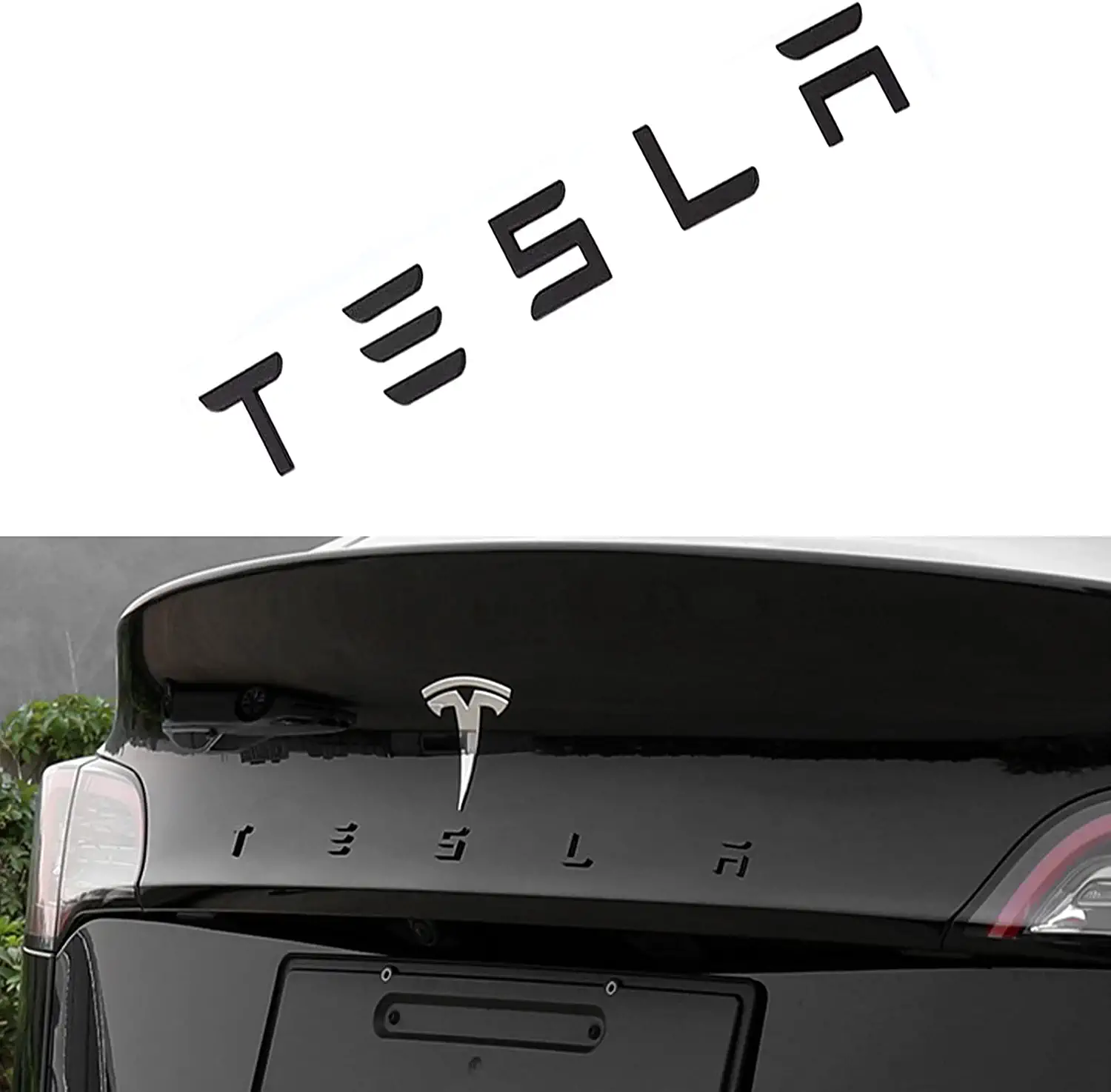 Tesla Model S/3/X/Y Letters Emblem