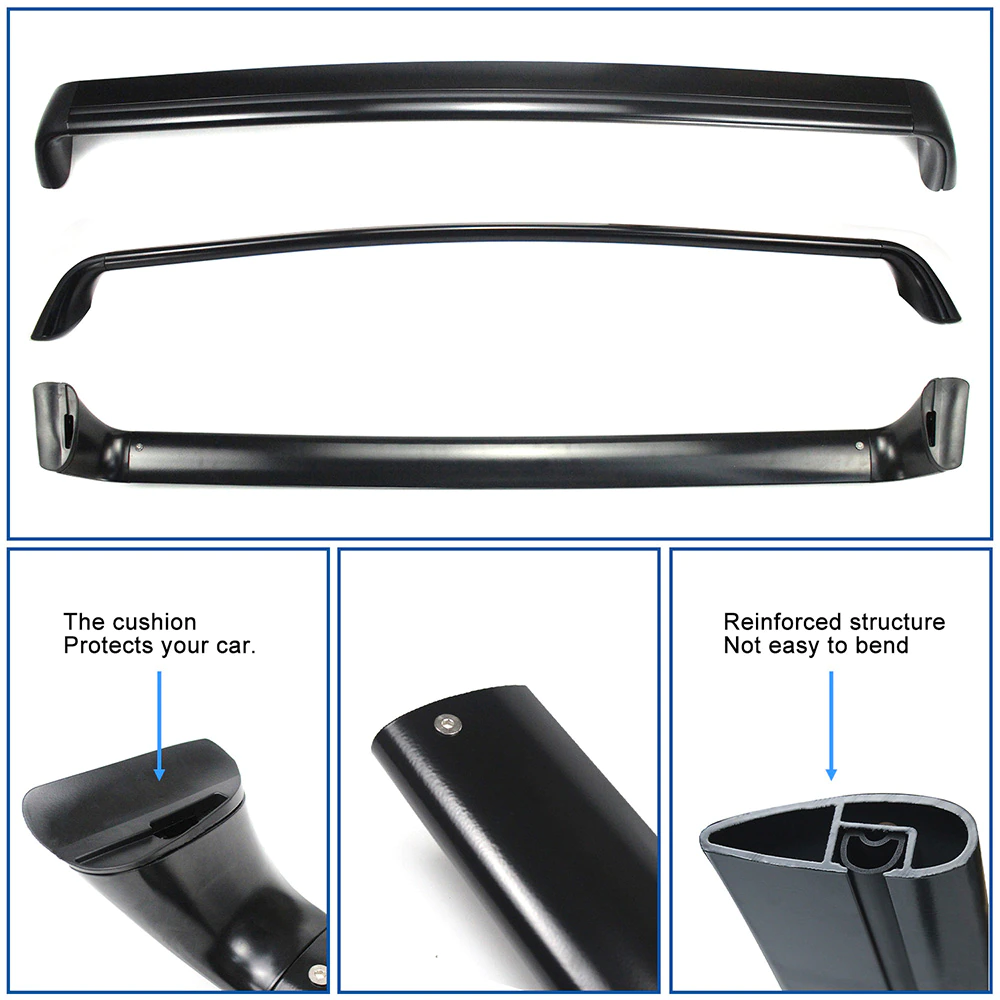 Anti-Theft Lock Equipped Tesla Model 3 Roof Rack (Set of 2) 