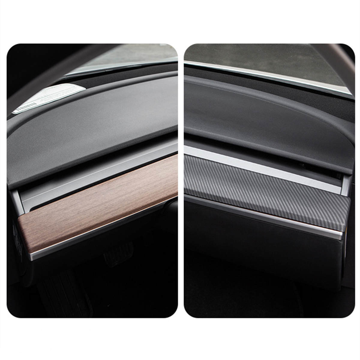 Carbon Fiber Dash Cover for Tesla Model 3/Y