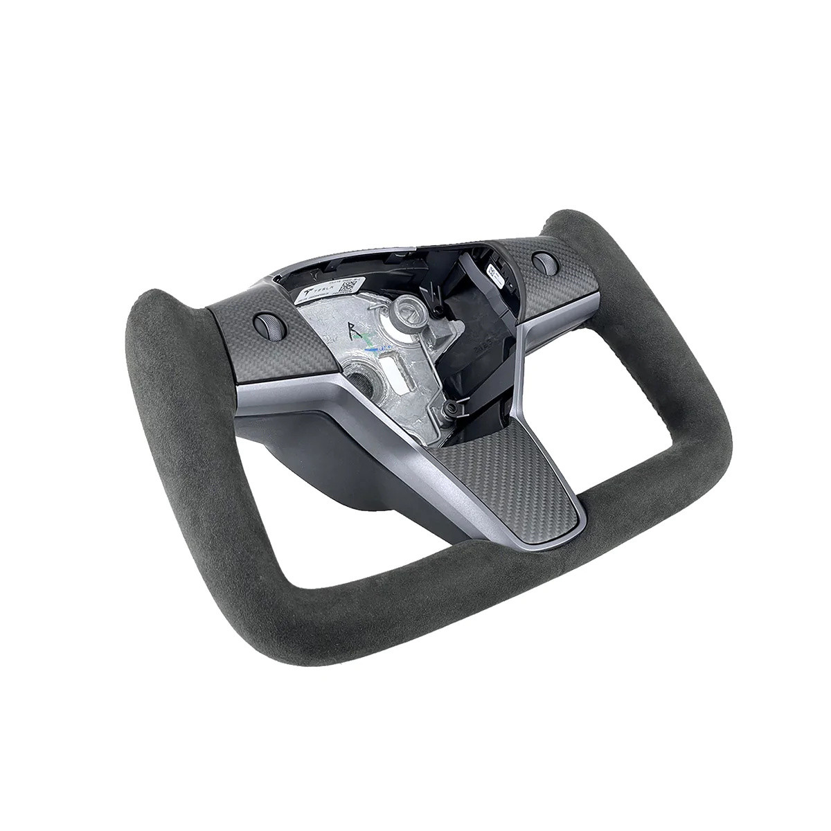 Alcantara Yoke Steering Wheel for Tesla Model 3 / Y