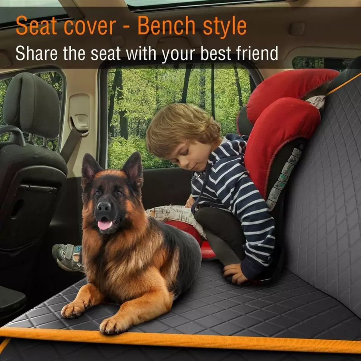 Barneys Dog World -Pet Hammock Car Seat Cover, SUV And Trucks