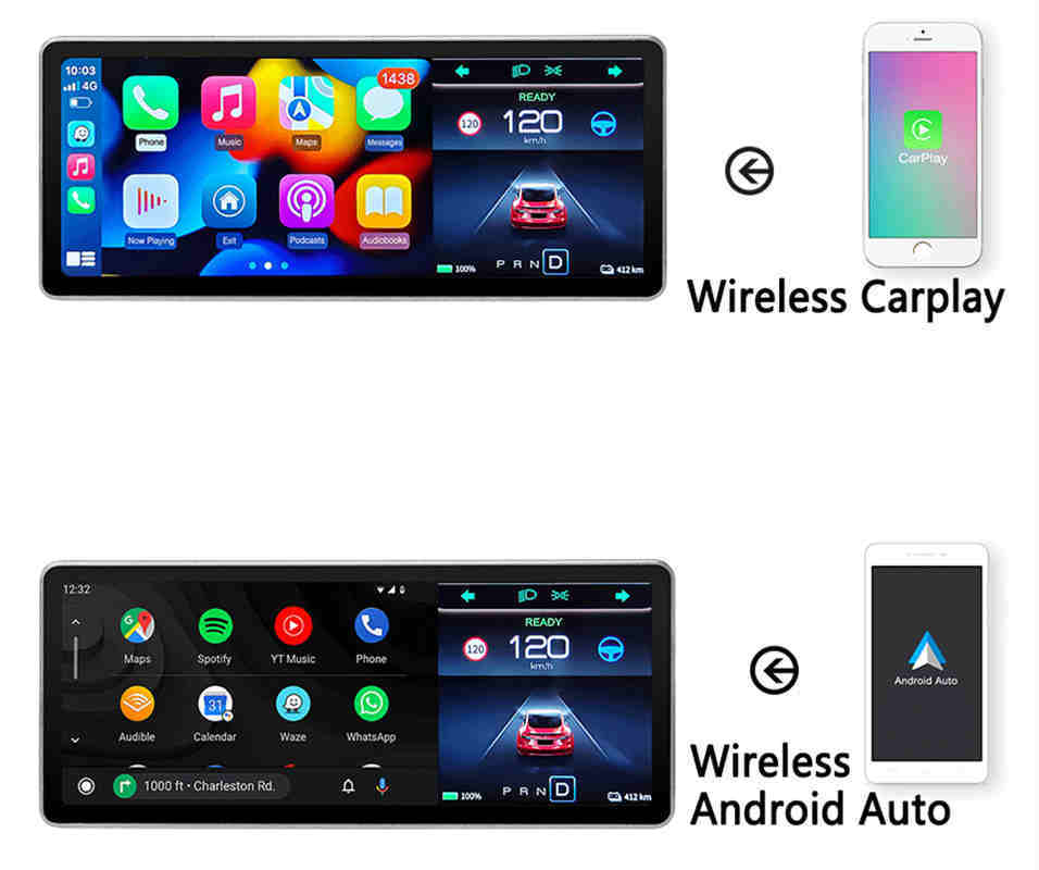 LCD Dashboard Heads Up Display Screen for Tesla Model 3/Y (Linux 8.8'')