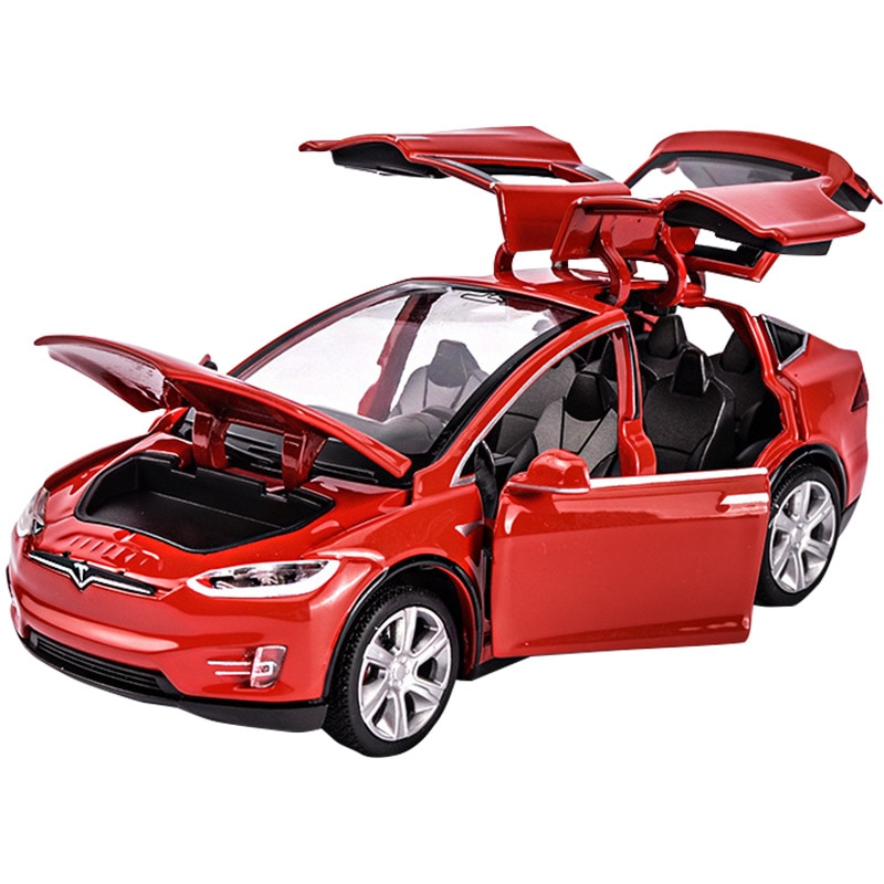 1:32 Tesla Model X Toy Car - Alloy Car Model Diecasts