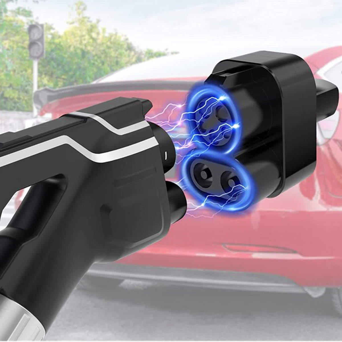Lectron CCS1 To Tesla Charging Adapter (Balck)