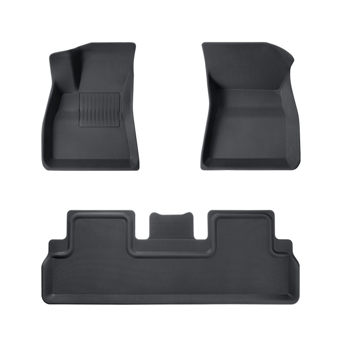 6pcs 3D All Weather Tesla Model 3 Floor Mats