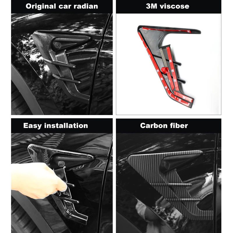 Spoiler for Tesla Model 3/Y Carbon Fiber Side Wings