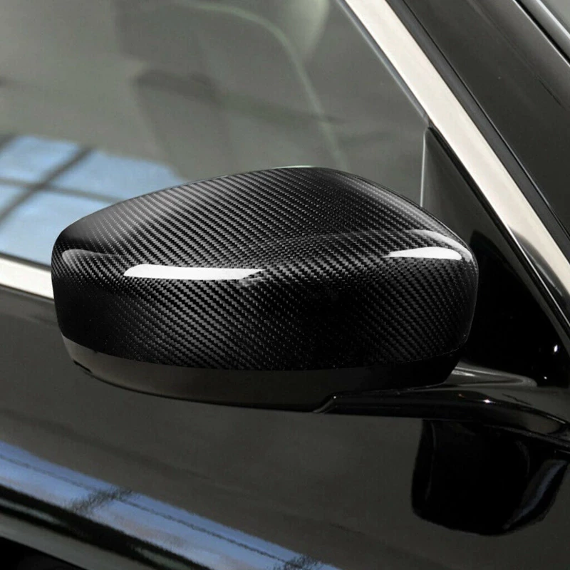 Tesla Model 3 Carbon Fiber Mirror Caps (Set of 2 Covers) - Real Carbon Fiber