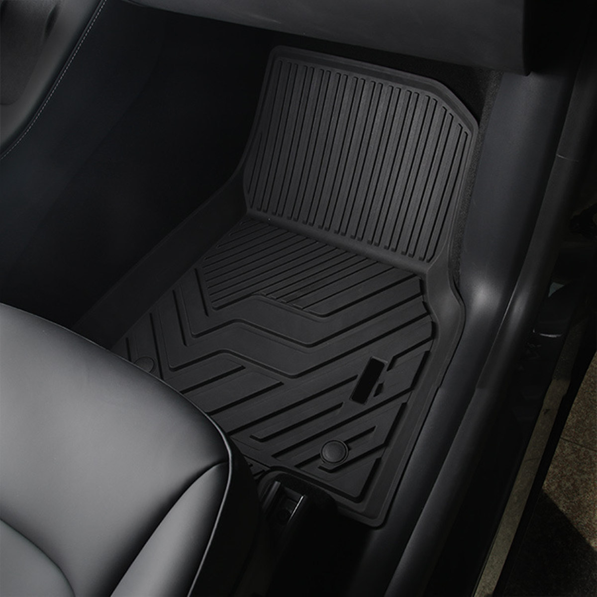 Tesla Model Y TPE Floor Mat - Left rudder-TESMAG