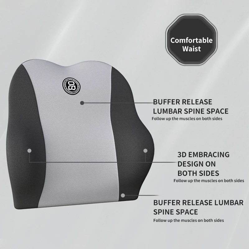 2pcs Tesla U-Shaped Memory Foam Headrest