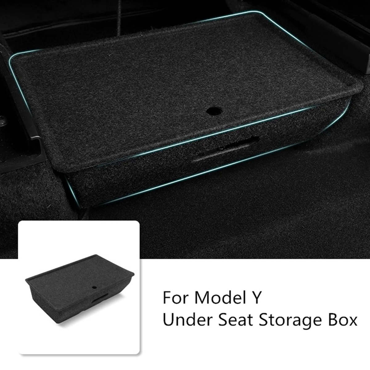 Cofre Portaobjetos Bajo El Asiento Del Tesla Model Y