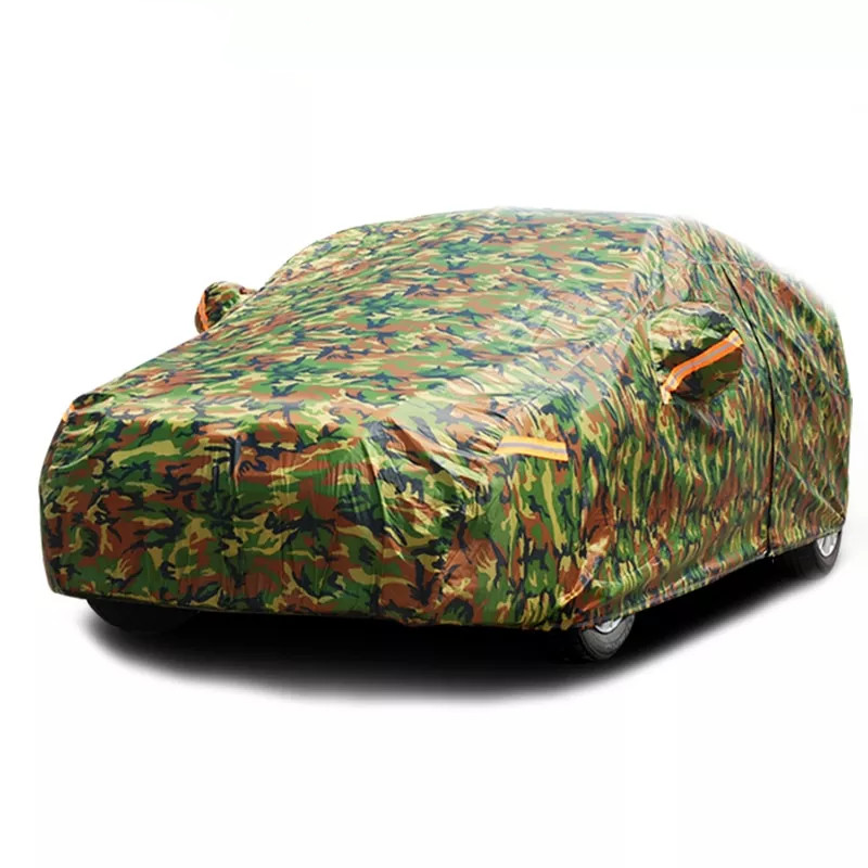 Kayme waterproof camouflage car covers outdoor sun protection cover for car reflector dust rain snow protective suv sedan full