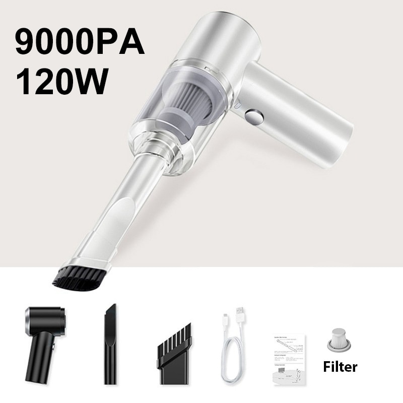 120W 9000pa Handheld Portable Vacuum Cleaner