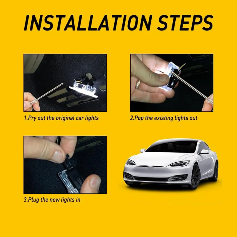 Footwell Lights for Tesla Model S/3/X
