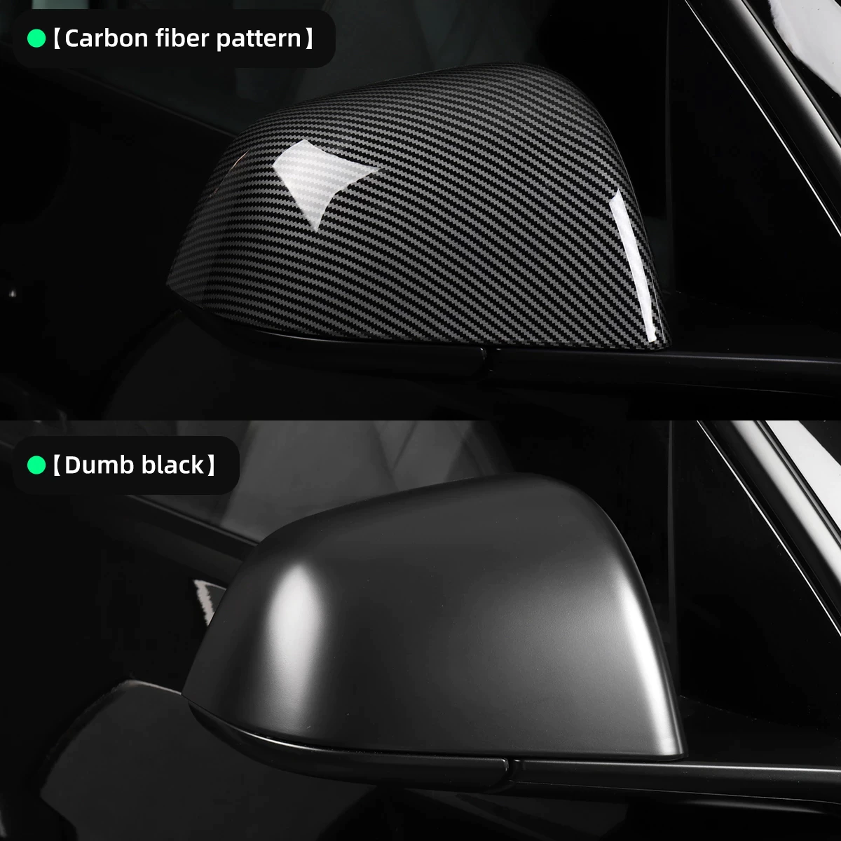 Side Mirror Cover for Tesla Model Y - Overlay