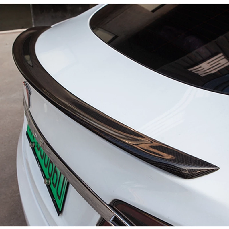 Tesla Model S Carbon Spoiler - Real Molded Carbon Fiber