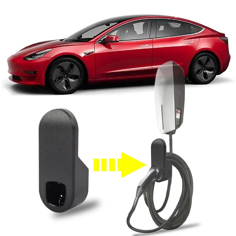 Black Tesla Wall Connector Bracket For Model S/3/X/Y