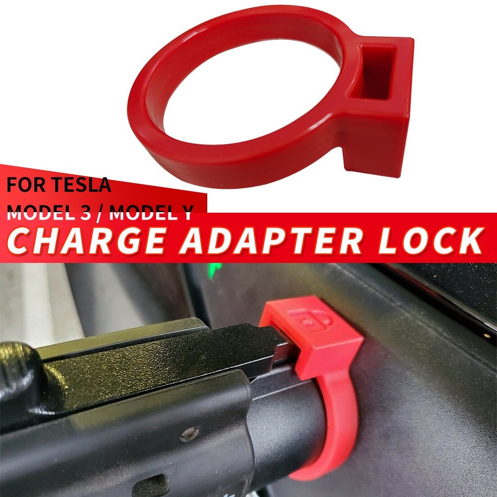 Tesla J1772 Adapter Lock