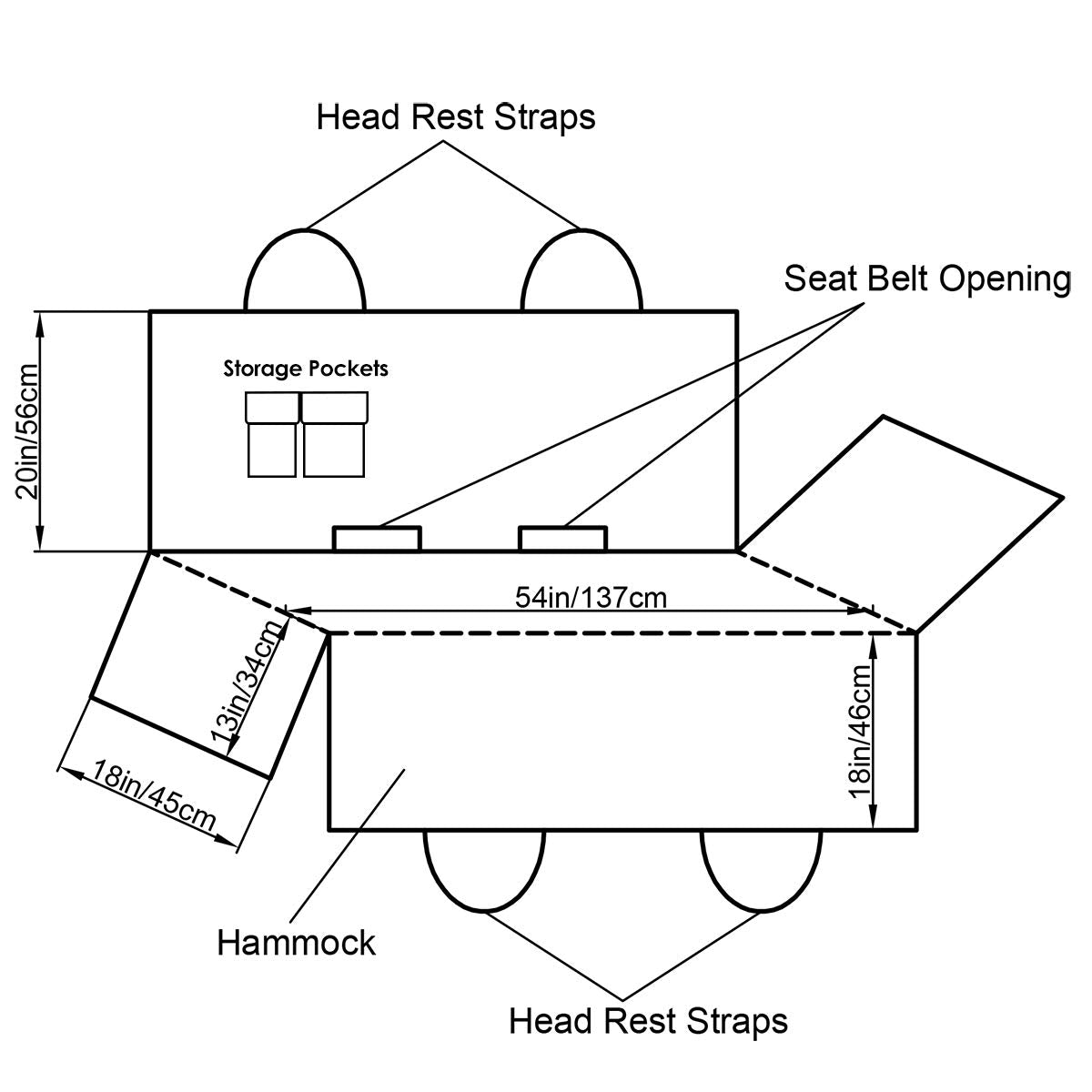 Dog Seat Cover for Tesla Model 3 / Y / S / X