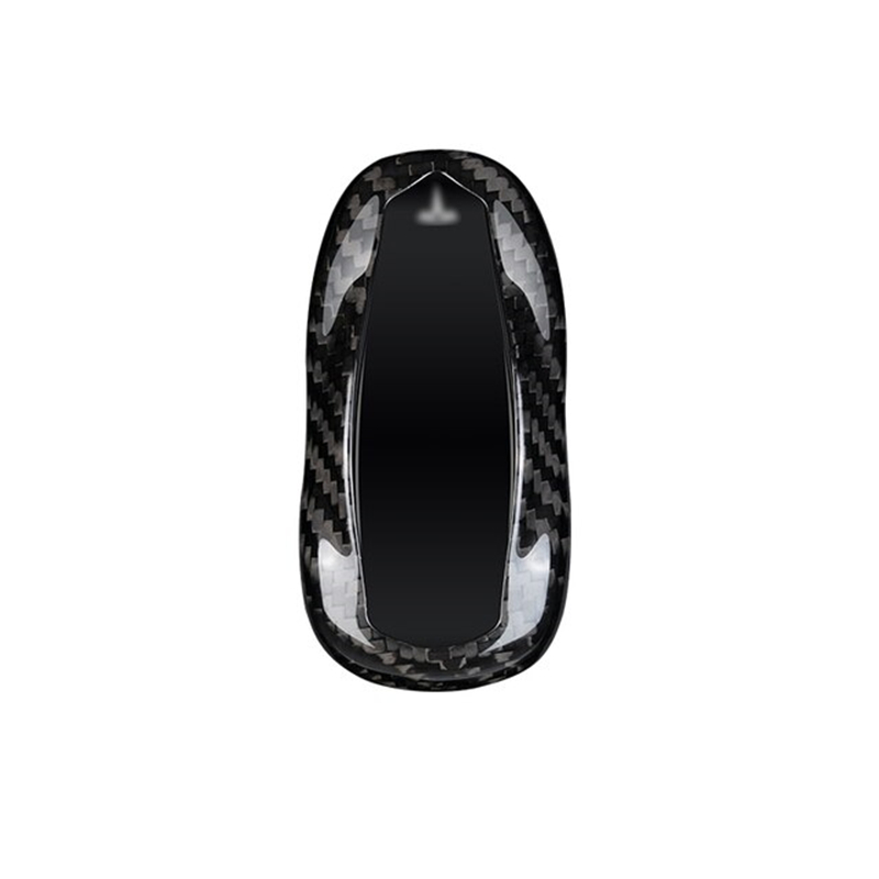 Carbon Fiber Key Fob Cover For Tesla Model S（2012-2018)