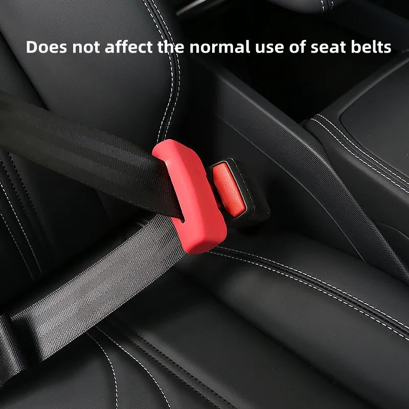 Silicone Seat Belt Buckle Protective Cover for Tesla Model S/3/X/Y
