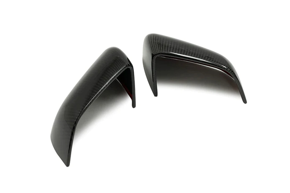 Tesla Model Y Carbon Fiber Mirror Caps -Real Molded Carbon Fiber