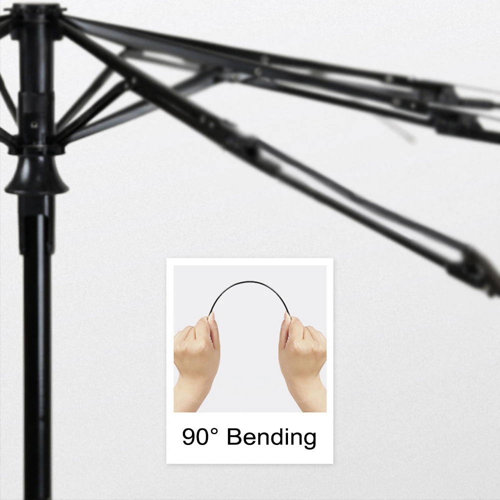 Tesla Umbrella With LED Flashlight Reflective Stripe