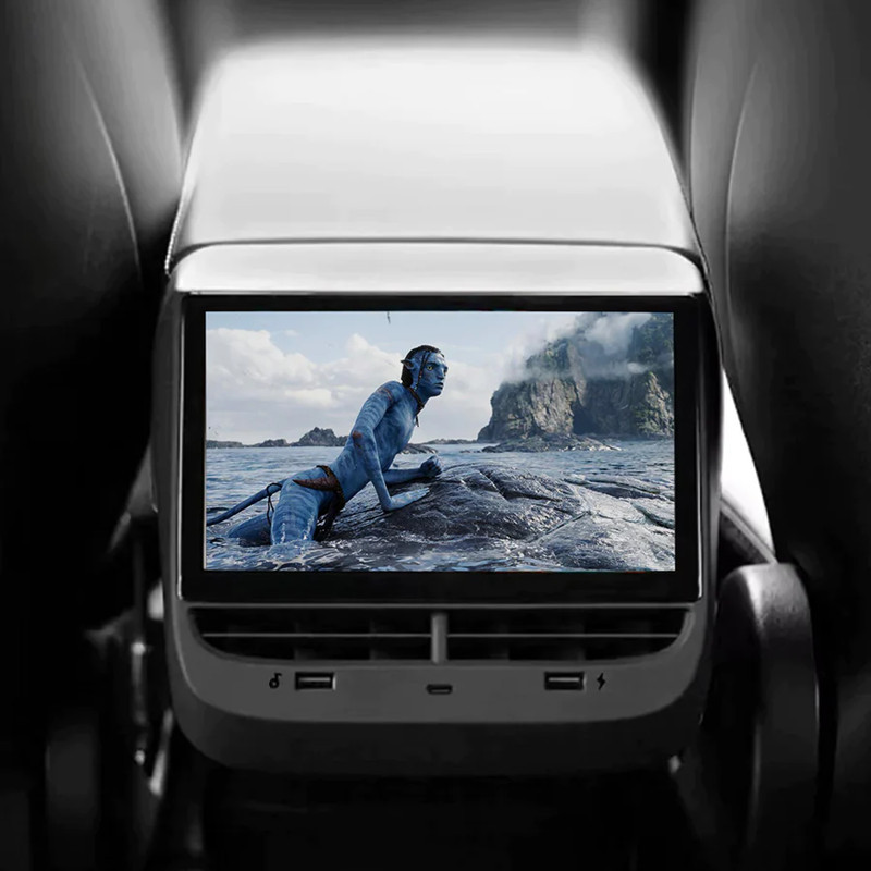 Rear Entertainment and Climate Control Touch Screen Display for Tesla Model 3/Y