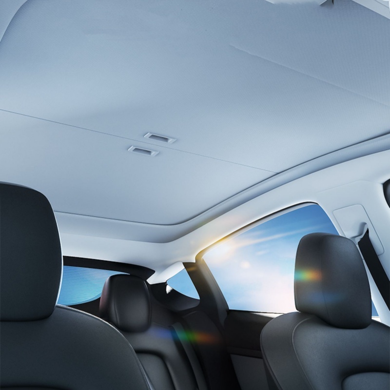 Retractable Glass Roof Sunshade for Tesla Model 3/Y