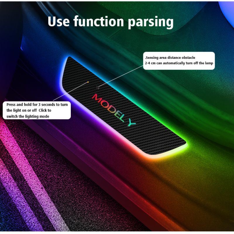 LED light threshold protector for Tesla Model 3/Y