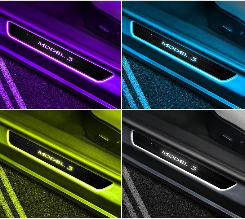 LED light threshold protector for Tesla Model 3/Y