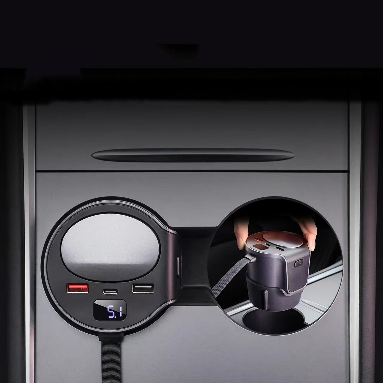 Model 3/Y 65W Fast Charging HUB Docking Station