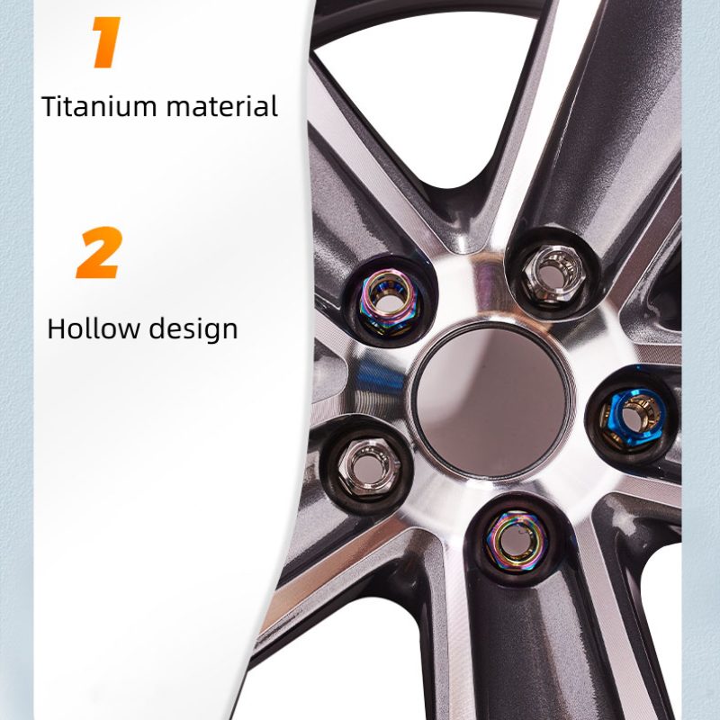 Titanium Forging Nuts Suitable For Tesla Model 3/Y