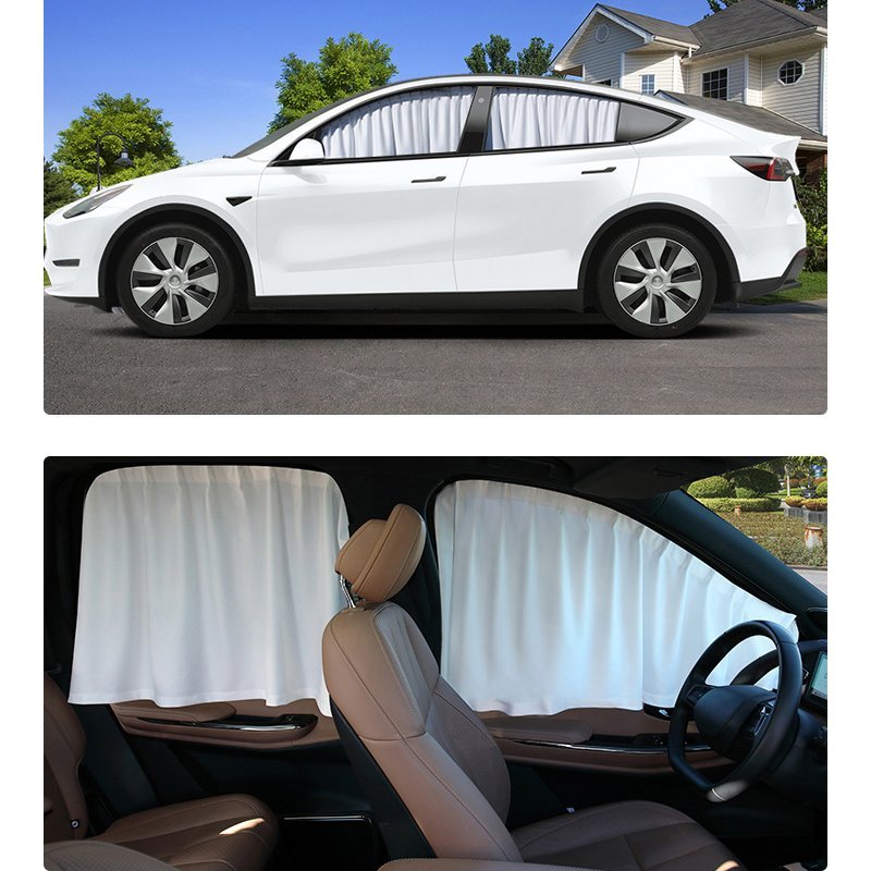 Side Window Sunshade Curtain for Tesla Model 3/Y