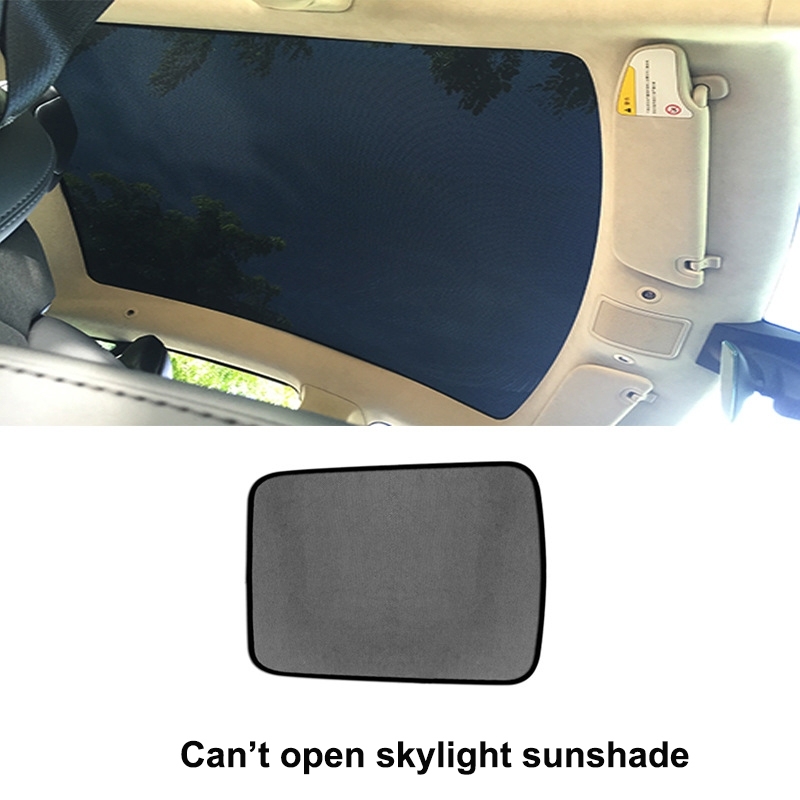 Tesla Model S Glass Roof Sunshade & Front And Rear Sunroof Shades