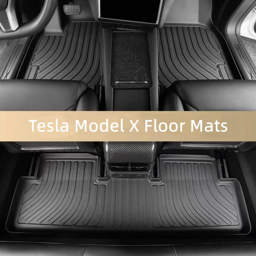 5 Seater Tesla Model X Floor Mats (20212024)