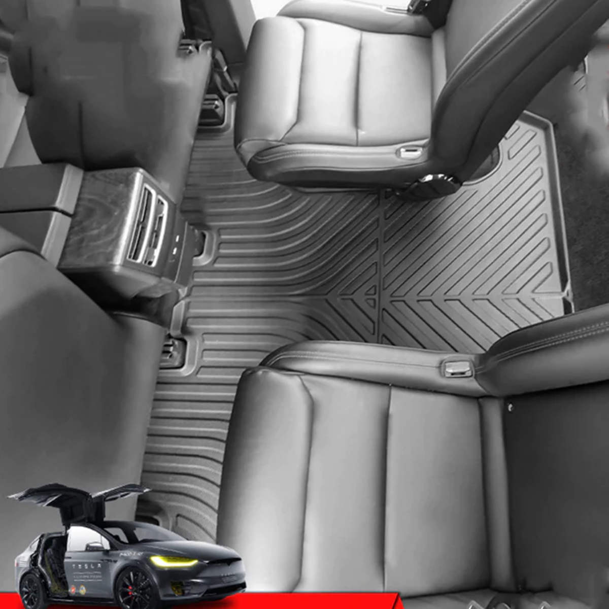 6 Seater Tesla Model X Floor Mat (20212024)