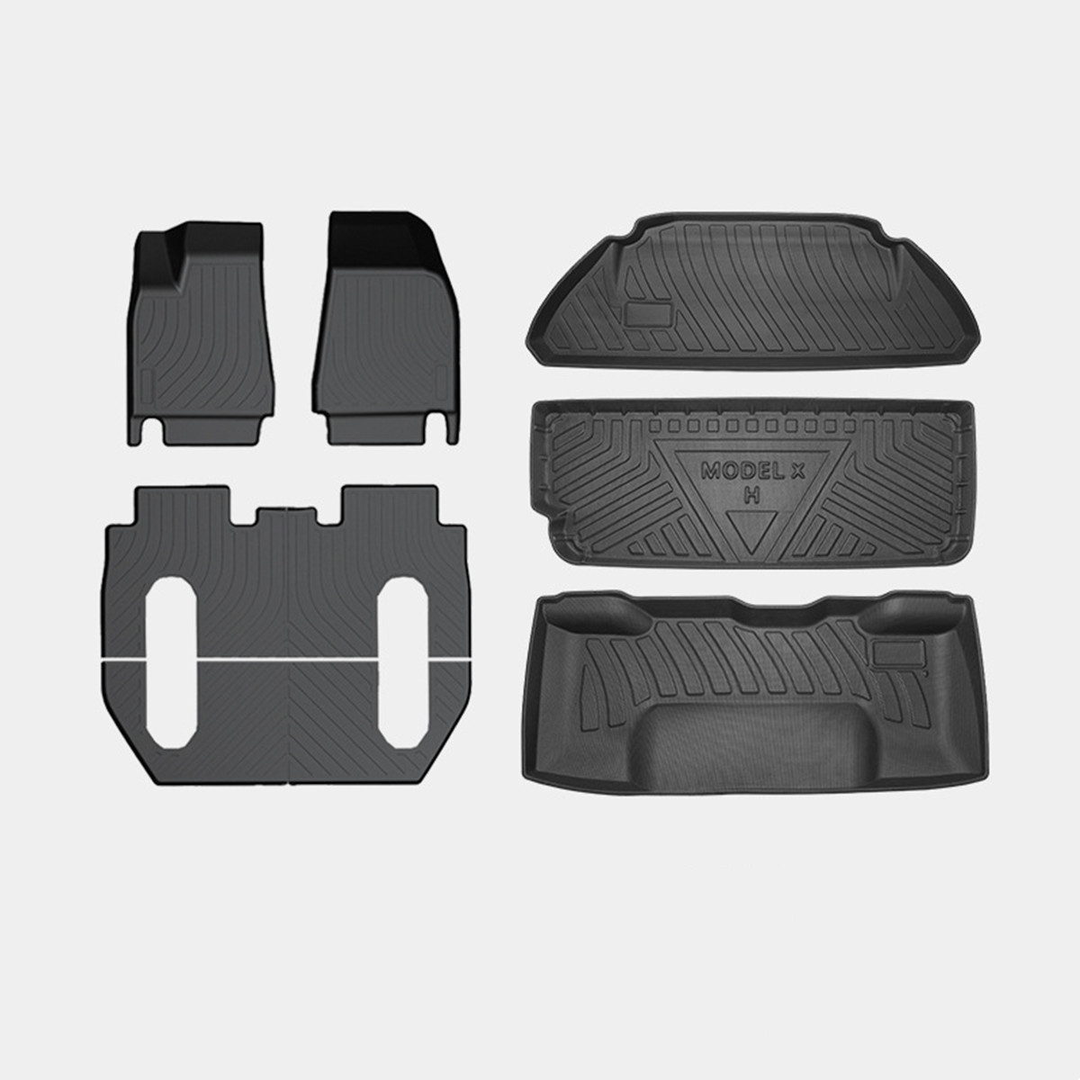 6 Seat Tesla Model X Floor Mats (2016-2020)