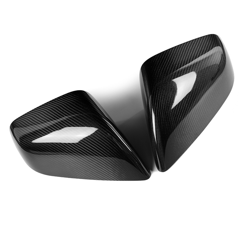 Precision Carbon Fiber Side Mirror Caps for Tesla Model X (1 Pair)