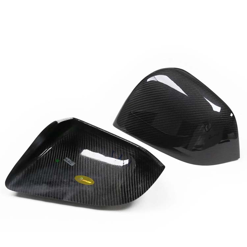 Precision Carbon Fiber Side Mirror Caps for Tesla Model X (1 Pair)