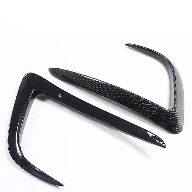 Trim for Tesla Model Y Fog Lights (1 Pair) - Real Molded Carbon Fiber
