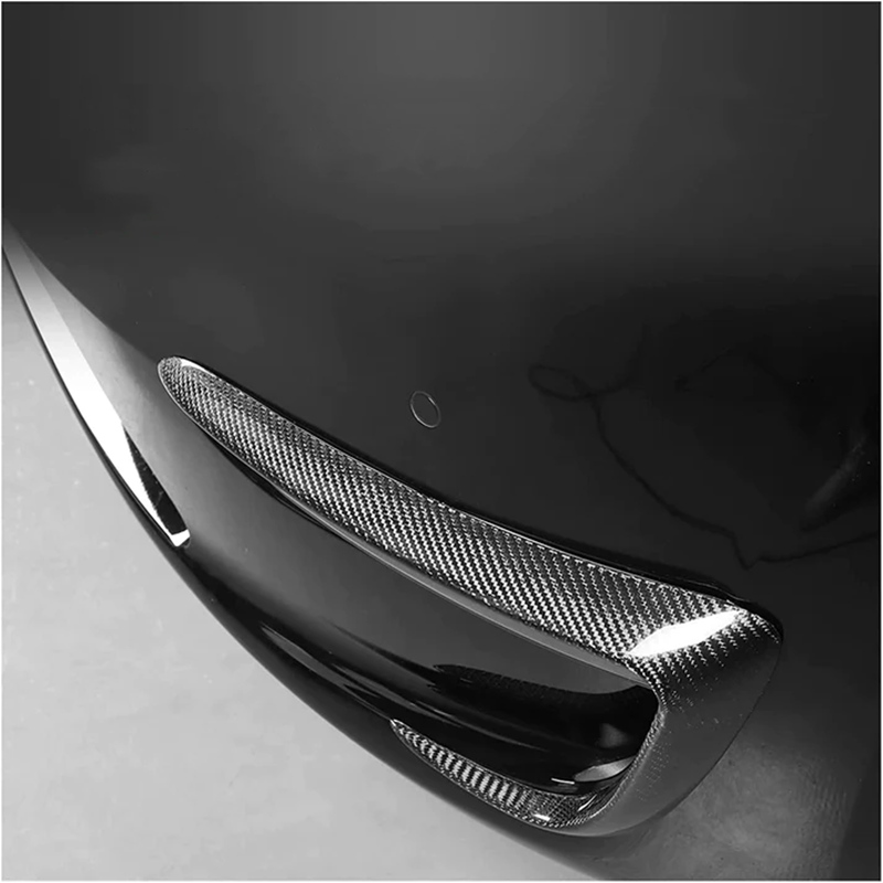 Trim for Tesla Model Y Fog Lights (1 Pair) - Real Molded Carbon Fiber