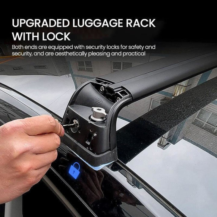 AntiTheft Lock Equipped Tesla Model Y Roof Rack (set of 2)