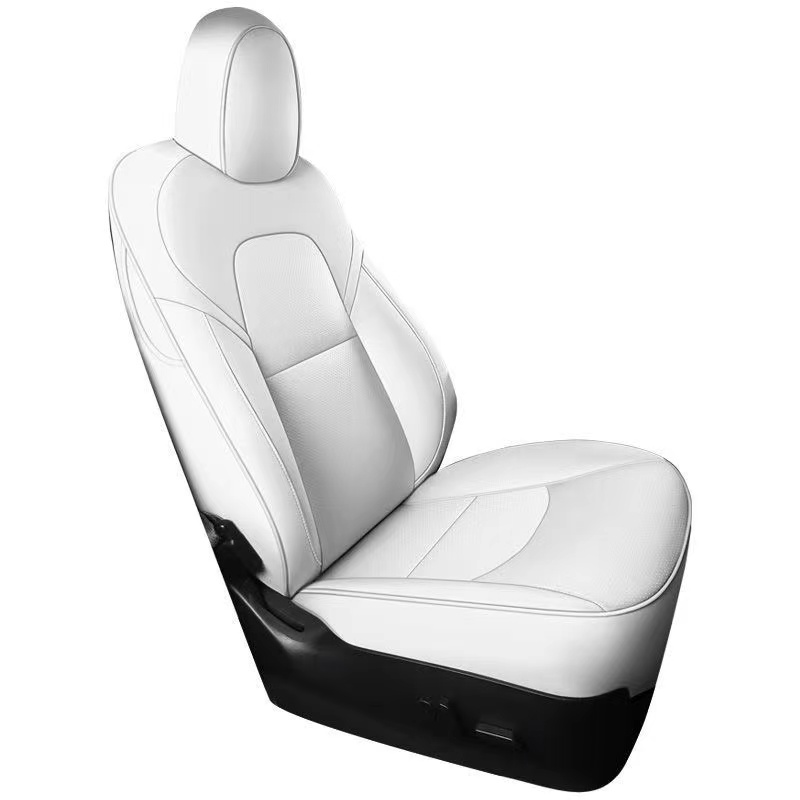 Tesla Model 3 Seat Covers Nappa Leather Car Seat Covers, for Tesla Model 3  2023 - 2017 Car Interior Cover All Weather